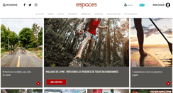 Desktop Screenshot of espaces.ca